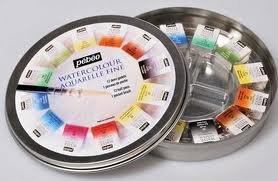 Coffrets de peinture Pébéo Watercolour  - Aquarelle - 16 couleurs
