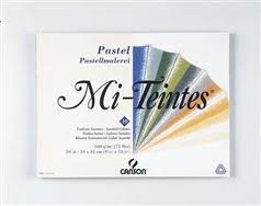 Bloc à dessin Canson Mi-teintes  - A4 - 160g - Coloris - 20 feuilles
