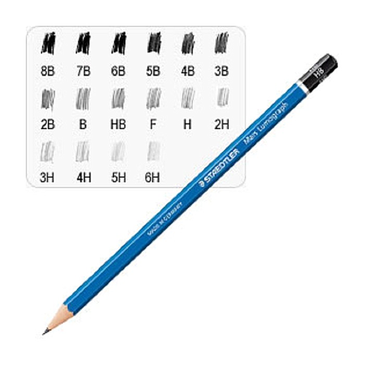 Crayon MARS 8B 100-8B Lumograph 100