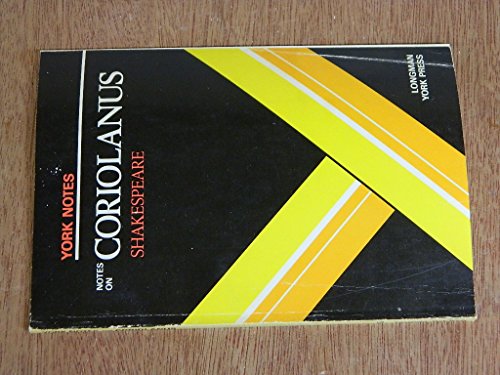 Notes on Shakespeare's "Coriolanus"