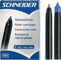 Cartouche d'encre Schneider  - Bleue - Grande - Etui de 5