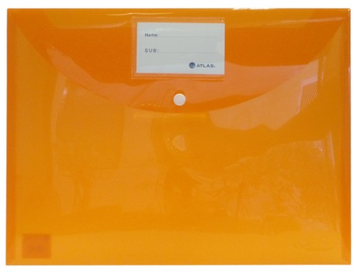 Enveloppe Plastique Orange Réf F1003C