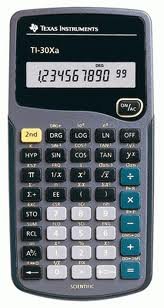 Calculatrice Texas instruments  - TI-30XA - Scientifique