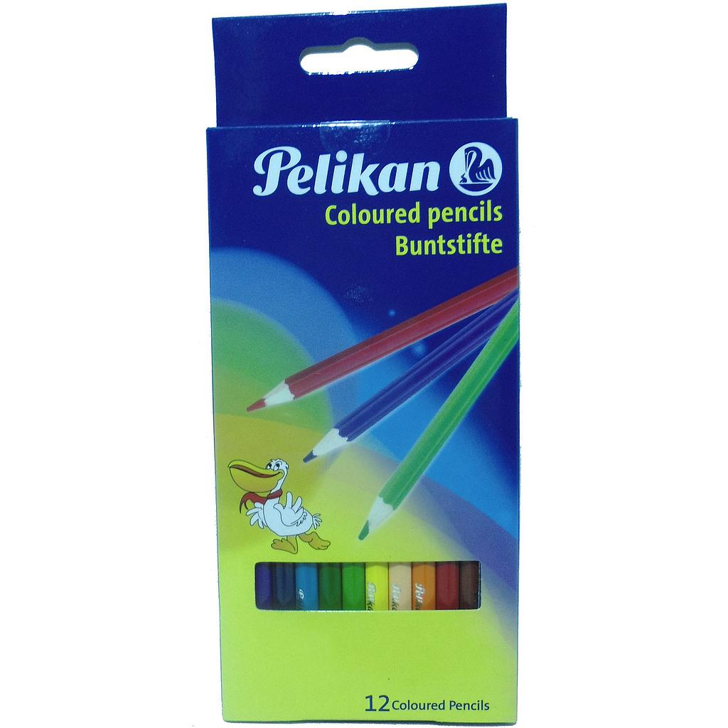 Crayons de couleur Pelikan  - Grand - Boîte en carton - 12 crayons