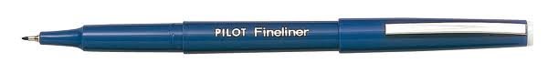 Feutres Pilot Finliner  - Pointe Fine - Unité - Bleu