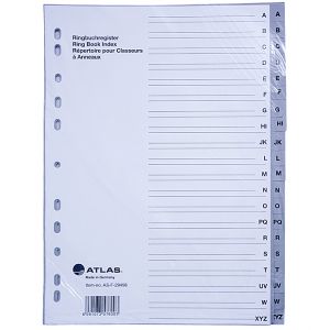 Intercalaires Atlas A4 Répertoire A à Z