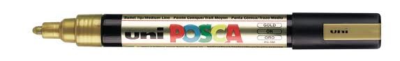 Marqueur Posca Or Pointe Conique Moyenne