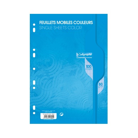 Copies simples Ocean  - 21 x 29,7 - Séyès - Bleues - 100p - 80g