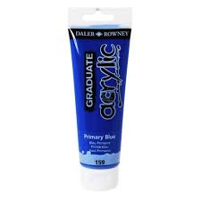 Peinture Acrylique Daler Rowney Graduate  - 120 ml - Bleu Primaire - Unité