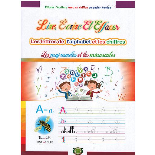 Lire, écrire et effacer les lettres de l'lphabet et les chiffres