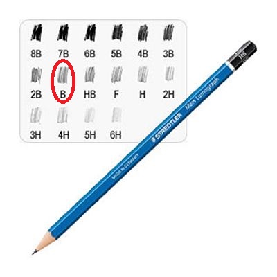 Crayon MARS B 100-B Lumograph 100