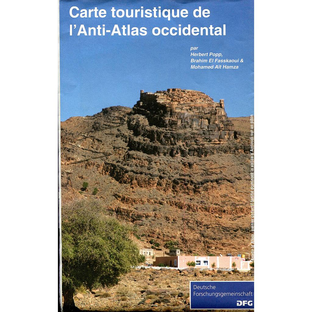 Carte touristique de l'Anti-Atlas occidental