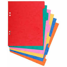 Intercalaires Sicla  - A5 - jeux de 6 - Carton