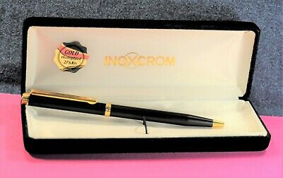 Stylo à bille Inoxcrom - Pointe Moyenne - Bleu - Unité