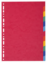 Intercalaires Sicla  - 12 par paquet - Plastique