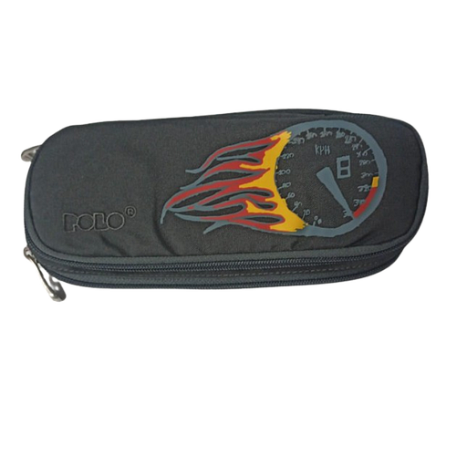 Trousse Polo Oval 2 Compartiment Speed Gris