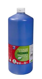 Peinture Gouache Lefranc &amp; Bourgeois  - Bleu Turquoise - 1L