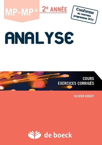 Analyse MP-MP* 2e année  - Cours et exercices corrigés