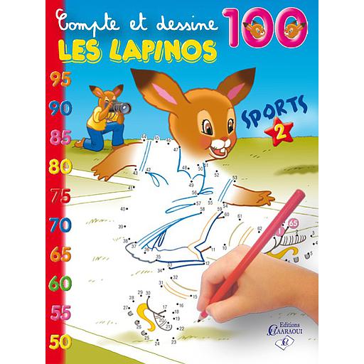 Compte et dessine Les Lapinos 100