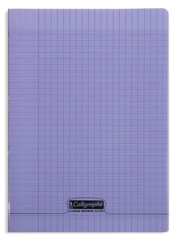 Cahier Piqué Séyès Polypro 21 x 29.7 96 P 90G Violet