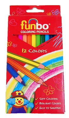 12 Crayons de couleur