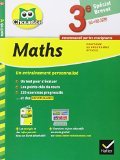 Maths 3e Spécial brevet: cahier de révision et d'entraînement