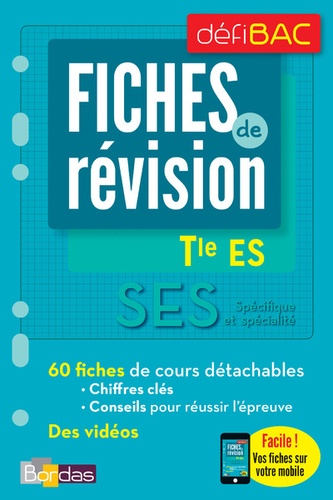 SES Tle ES Spécifique et spécialité  - Fiches de révision