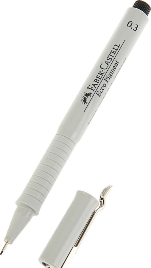 FEUTRE ECCO PIGMENT FINE LINER NOIR 0,3 Faber Castell