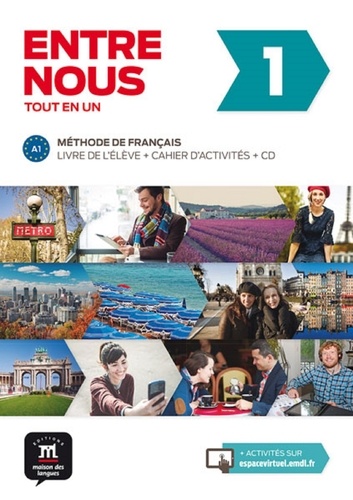 Entre nous 1 A1  - Livre de l'élève + cahier d'activités