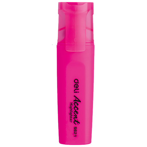 Surligneur fluorescent Deli  - Rose