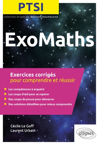 ExoMaths PTSI  - Exercices corrigés pour comprendre et réussir