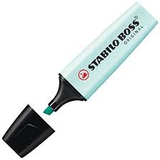 Fluorescent Stabilo Boss - Original Pastel - TURQUOISE
