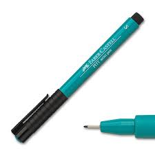 Stylo feutre pitt artist pen Vert Cobalt S