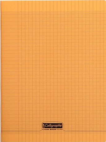 Cahier Piqué Séyès Polypro 8000 Polypro 24*32 96P 90G Orange