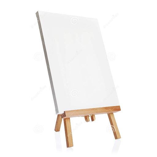 Chevalet avec Toile 20x25