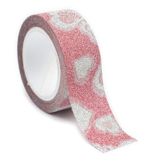 Ruban adhésif à paillettes -Cléopätre 15 mm x 5 m-couleurs