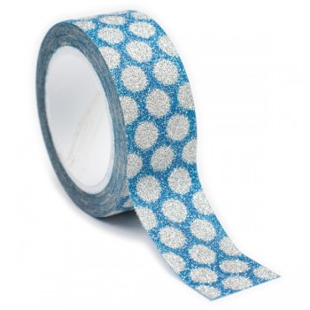 Ruban adhésif à paillettes -Cléopätre 15 mm x 5 m-couleurs