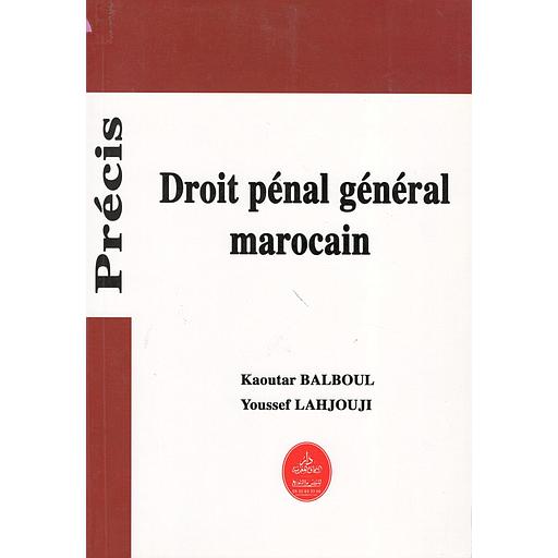  Droit Pénal général Marocain 2019