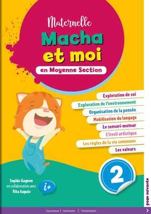 Macha et moi en MS, Cahier d'Apprentissage 2