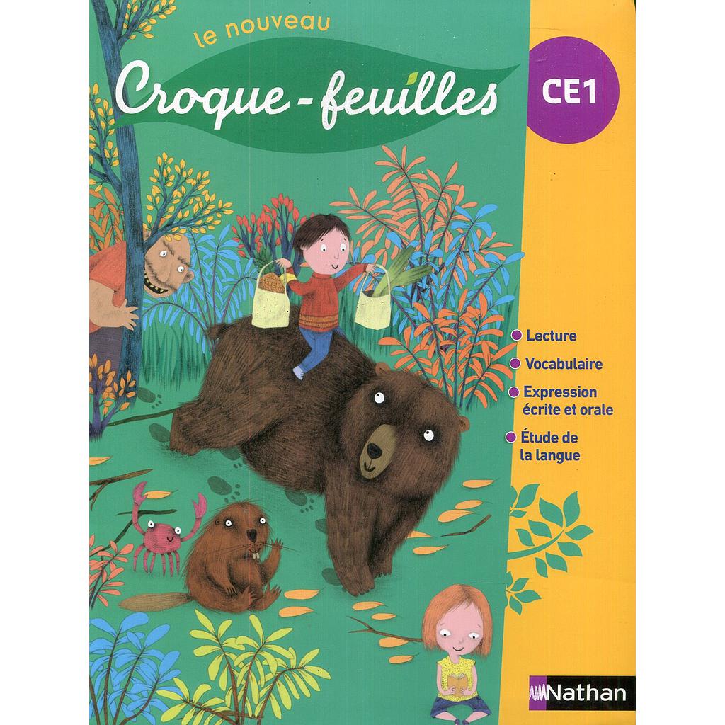 LE NOUVEAU CROQUE - FEUILLES CE1 - 2018 - MANUEL ELEVE