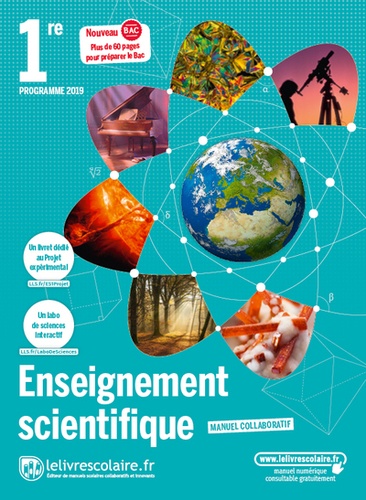 Enseignement scientifique 1re  - Manuel de l'élève