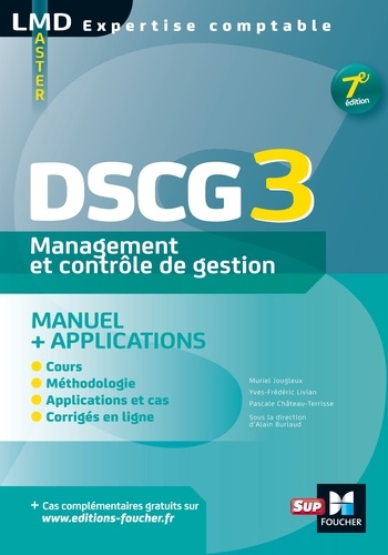 DSCG 3 Management et contrôle de gestion  - Manuel &amp; applications