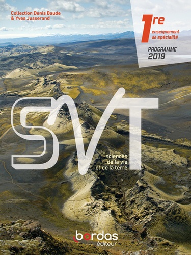 SVT 1re enseignement de spécialité - 2019