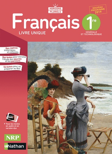 Francais 1re Horizons pluriels  - Livre de l'élève