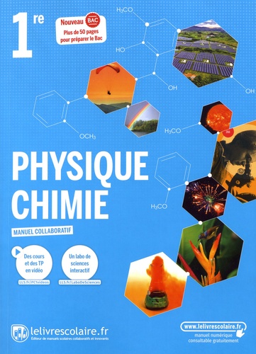 Physique-Chimie 1re - Manuel élève 2019