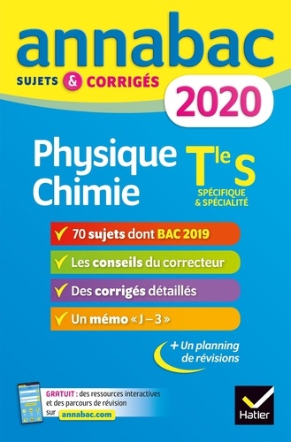 Physique-chimie Tle S spécifique &amp; spécialité  - Sujets et corrigés