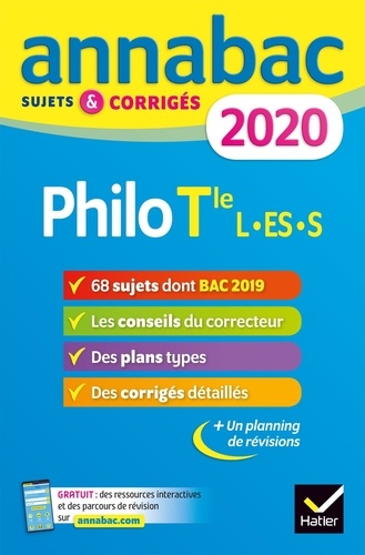 Philosophie Tle L, ES, S  - Sujets et corrigés
