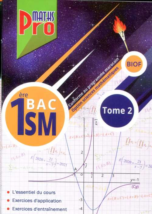 Pro maths 1ère Bac biof Tome 2