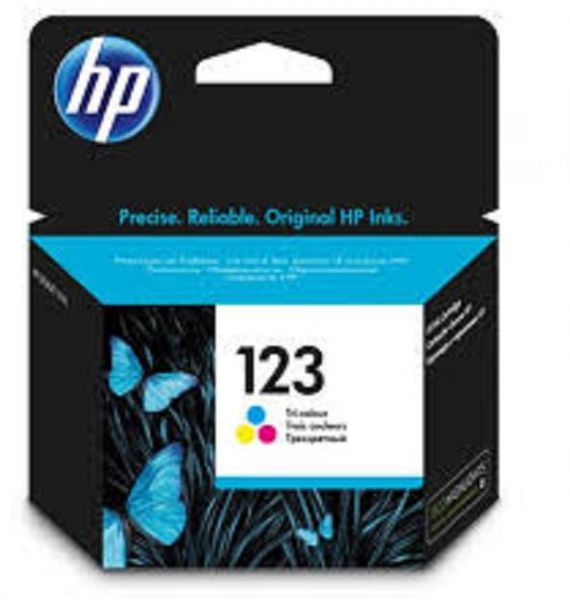 Cartouche d'encre HP d'origine 123 Couleur