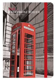 Carnet NoteLook A6 Red Téléphone Booth Uni